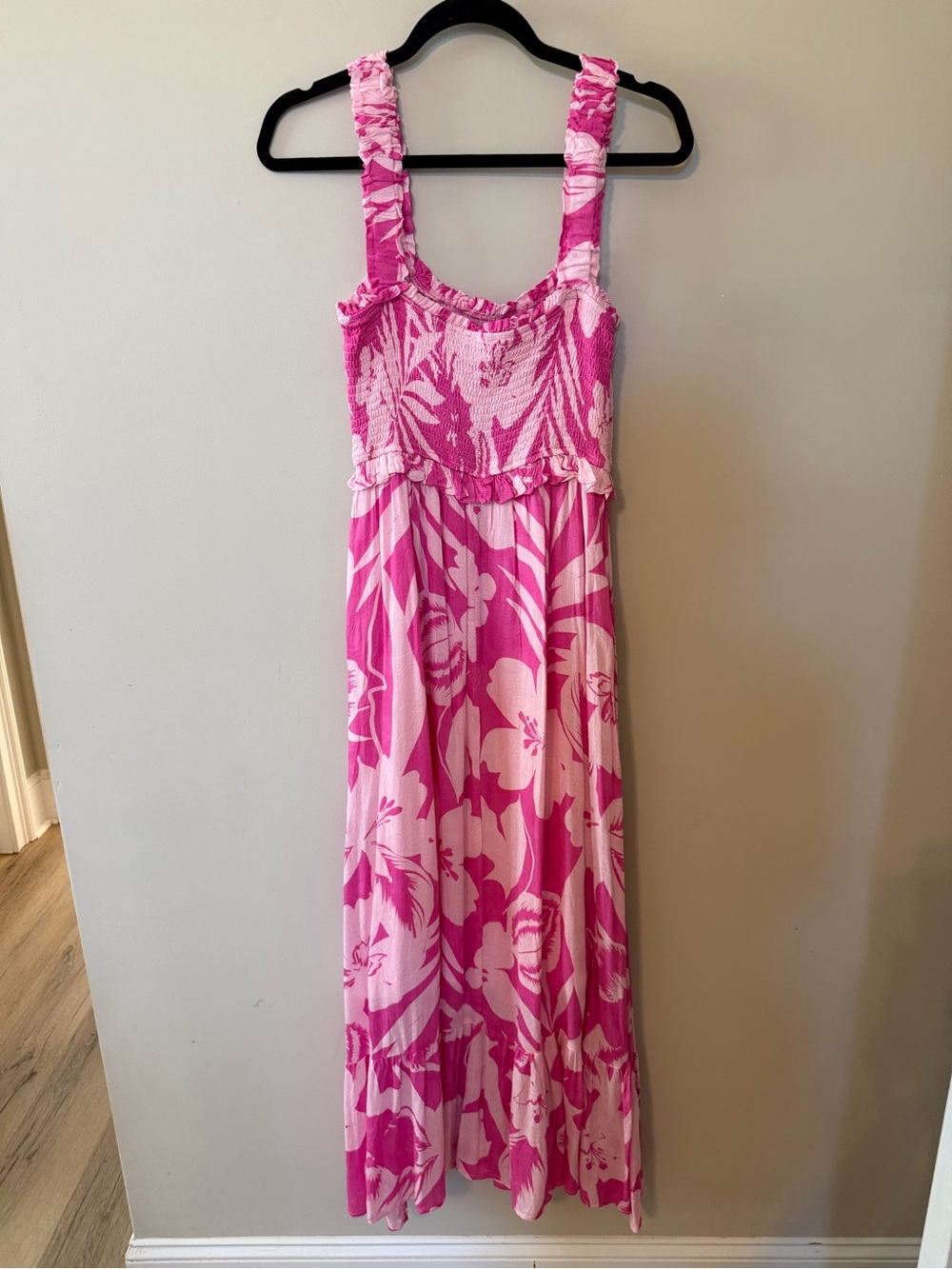 🌸Fate Pink Floral Maxi Dress - with pockets🌸 - Picture 7 of 8